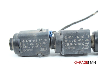 00-06 Mercedes W215 CL600 Bosch Bumper Park Distance Control Sensor Set of 4 Pc