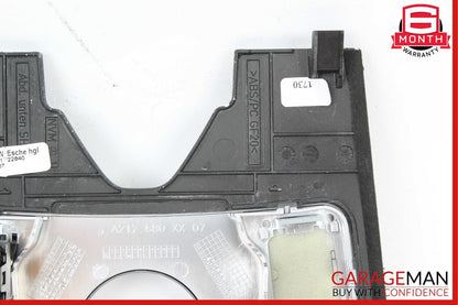 10-13 Mercedes W212 E400 E550 Center Console Switch Trim Bezel Wood OEM