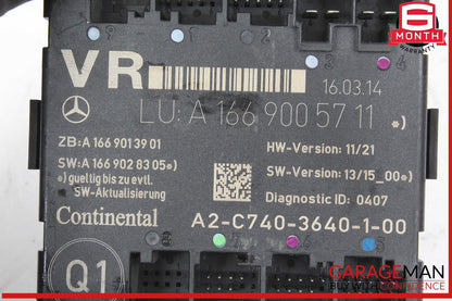12-20 Mercedes W117 CLA45 AMG CLA250 ML350 Front Right Side Door Control Module