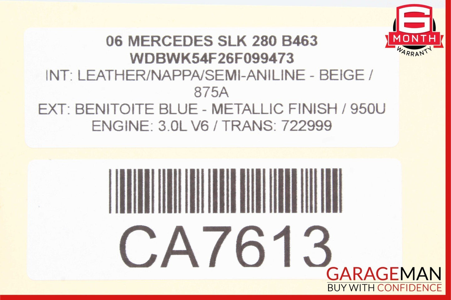 03-12 Mercedes R171 SLK280 CLK350 Sirius Satellite Radio Receiver 1698270162 OEM