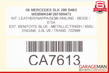 03-12 Mercedes R171 SLK280 CLK350 Sirius Satellite Radio Receiver 1698270162 OEM