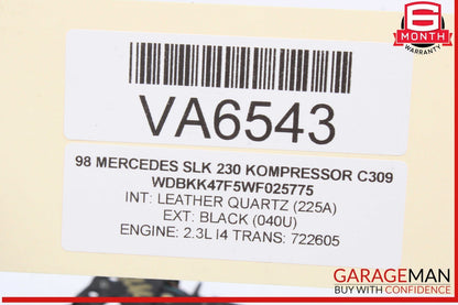 97-04 Mercedes R170 SLK230 Kompressor Trunk Lid Lock Latch Actuator 1707500184