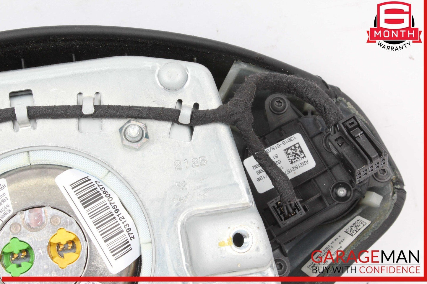 10-14 Mercedes W221 S550 CL550 Steering Wheel Airbag Air Bag Black OEM