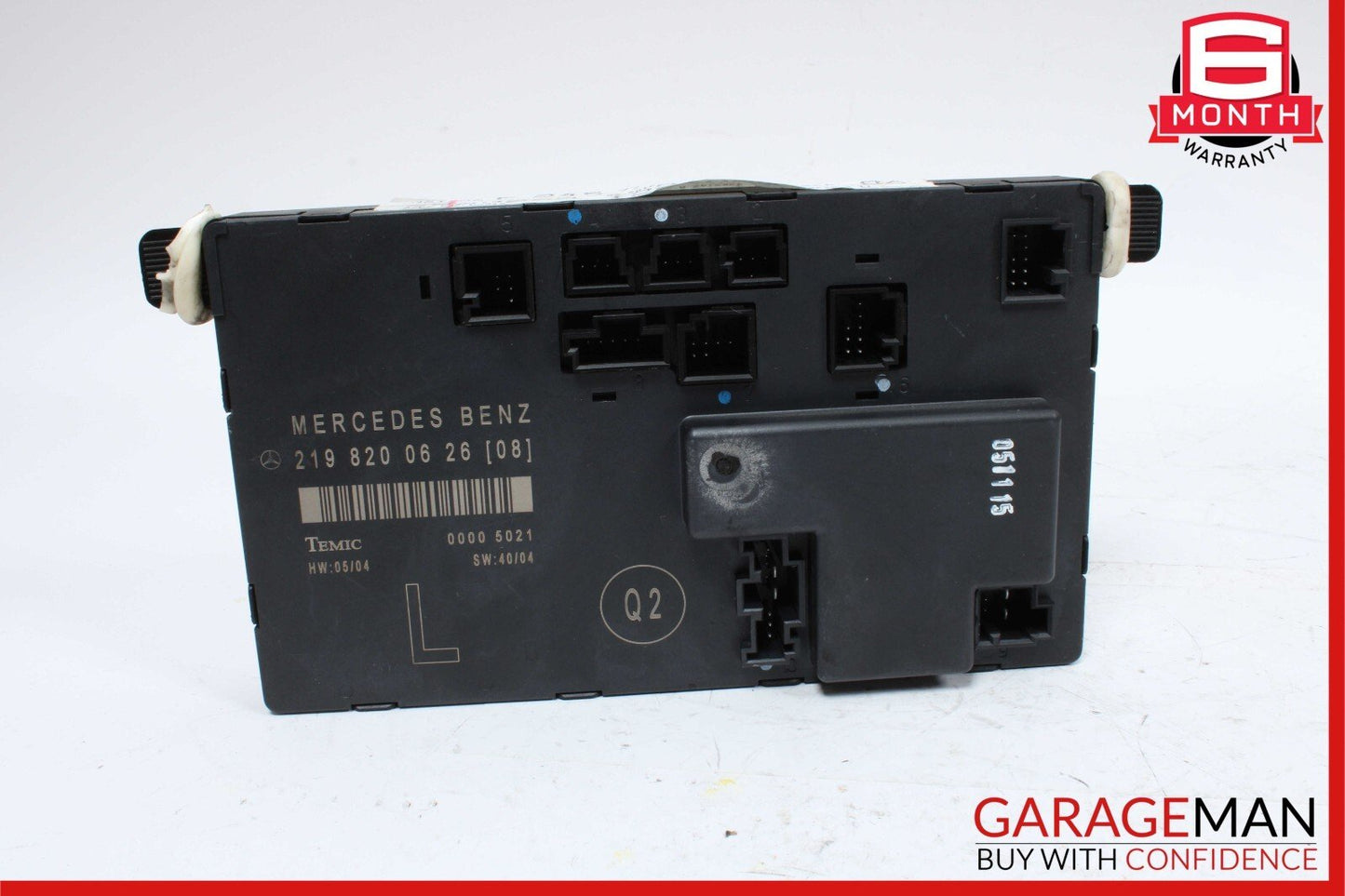 06-11 Mercedes W219 CLS500 CLS55 AMG Front Left Driver Door Control Module Unit