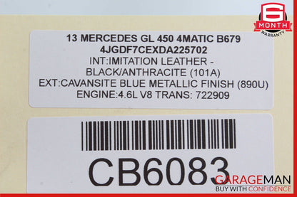 12-19 Mercedes X166 GL450 ML350 GLE350 Rear Left Side Door Control Module Unit
