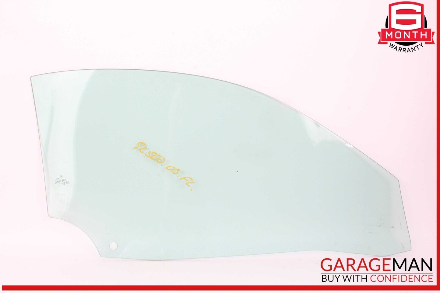 03-12 Mercedes R230 SL500 SL55 AMG Front Left Driver Side Door Window Glass OEM