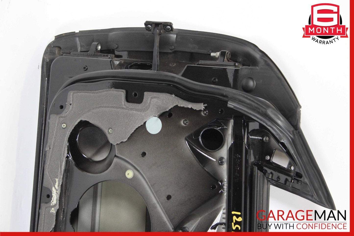 03-12 Mercedes R230 SL550 Front Right Side Exterior Door Shell Frame Panel Black