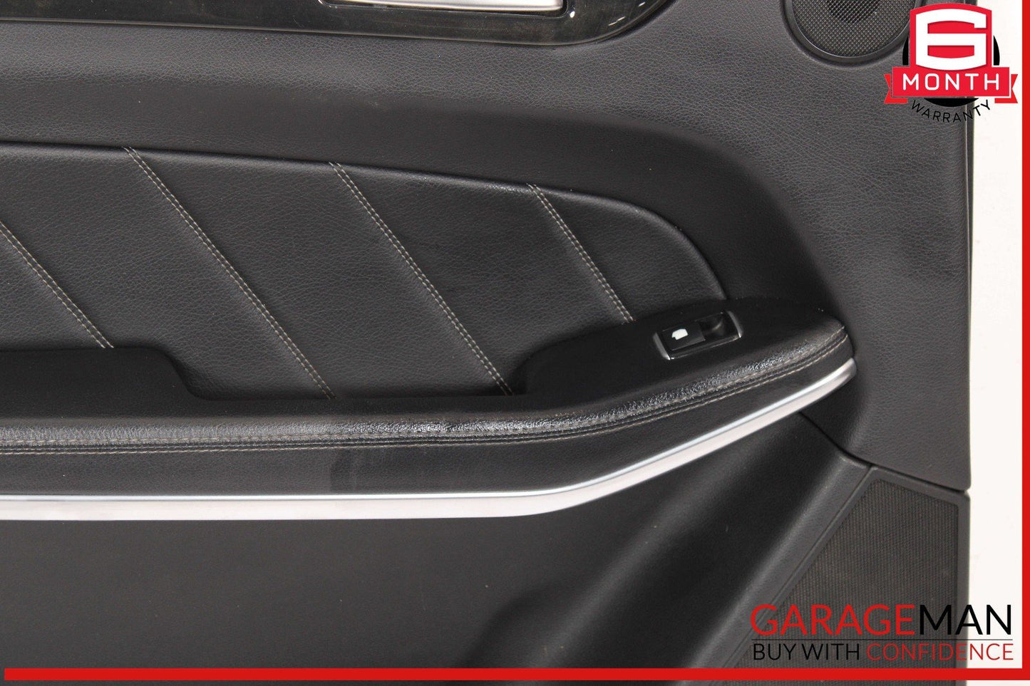 13-16 Mercedes X166 GL550 GL350 Interior Door Panel Rear Left Side Black OEM