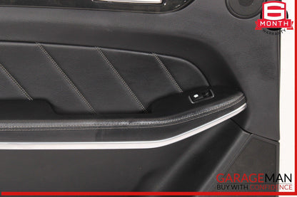 13-16 Mercedes X166 GL550 GL350 Interior Door Panel Rear Left Side Black OEM