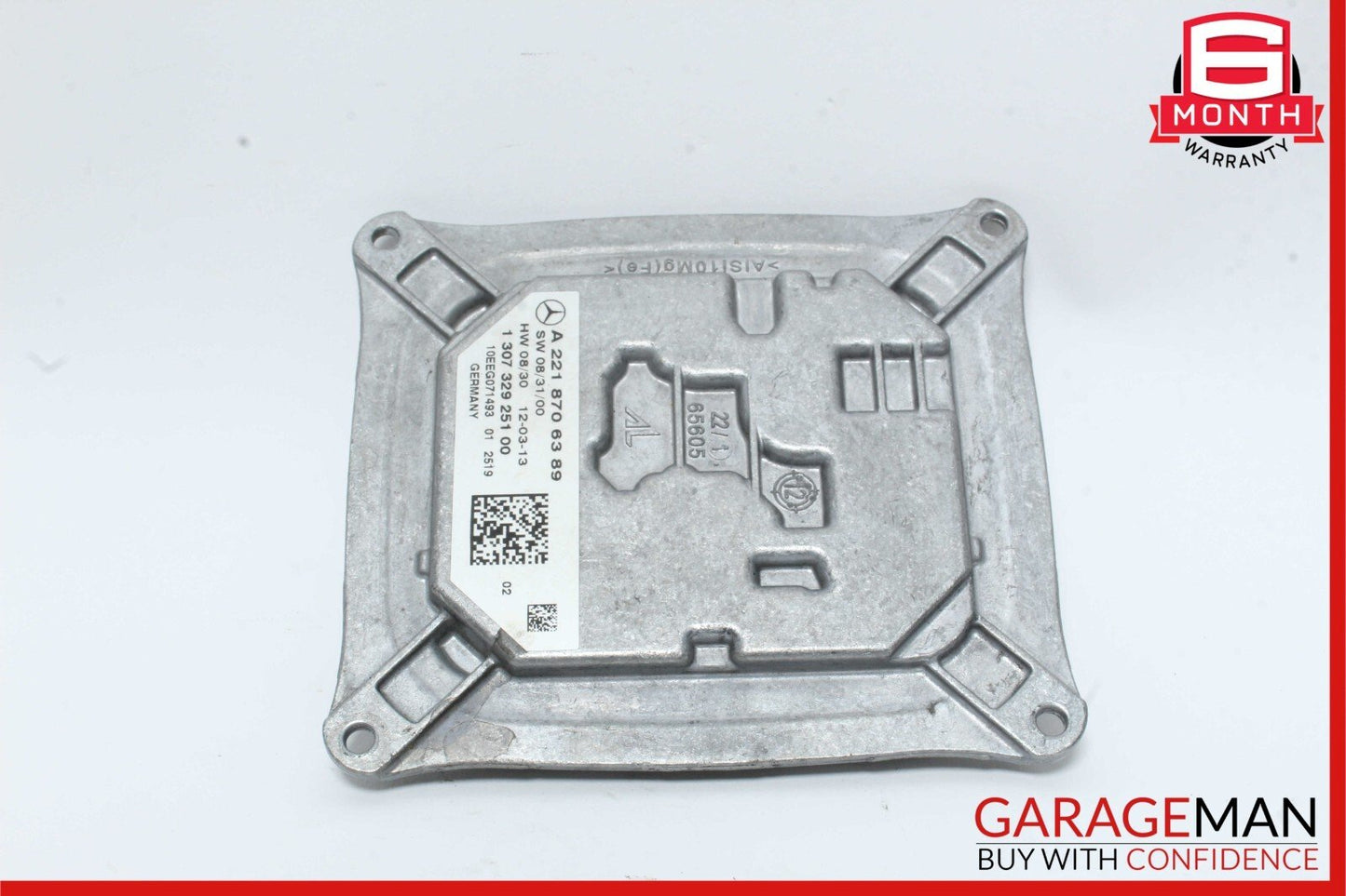 10-14 Mercedes W221 S550 Front Headlight Voltage Regulator Ballast Module Unit