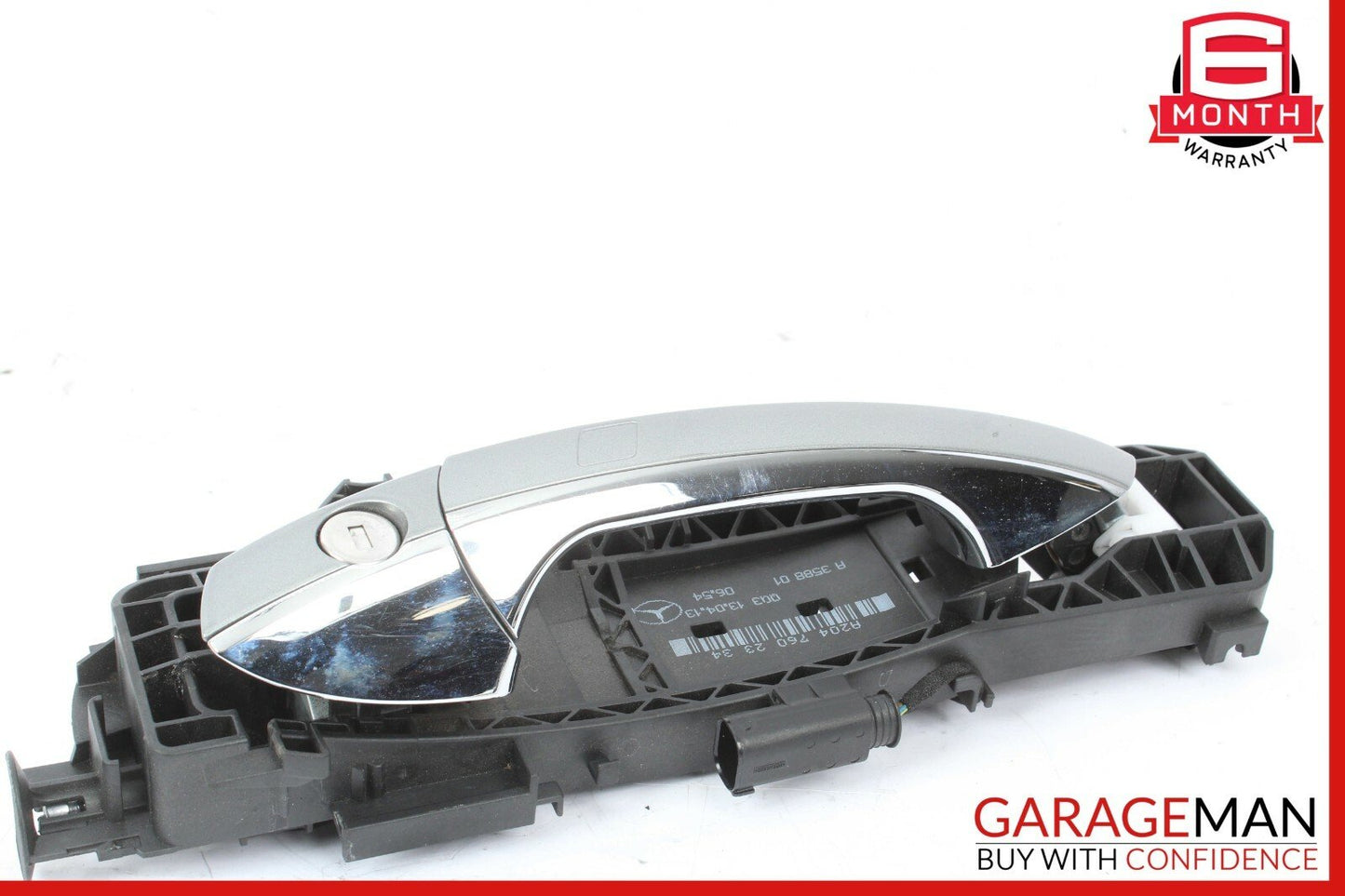 10-13 Mercedes W212 E350 Front Left Side Exterior Door Handle Assembly Silver