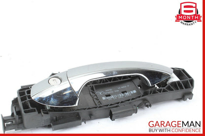 10-13 Mercedes W212 E350 Front Left Side Exterior Door Handle Assembly Silver