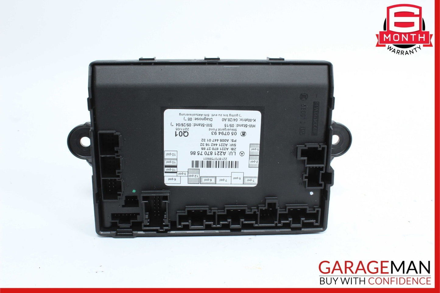 07-13 Mercedes W221 S550 S600 Rear Right / Left Side Door Control Module OEM