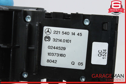 07-14 Mercedes W221 S550 S400 Electronic Parking Button Switch 2215401445 OEM