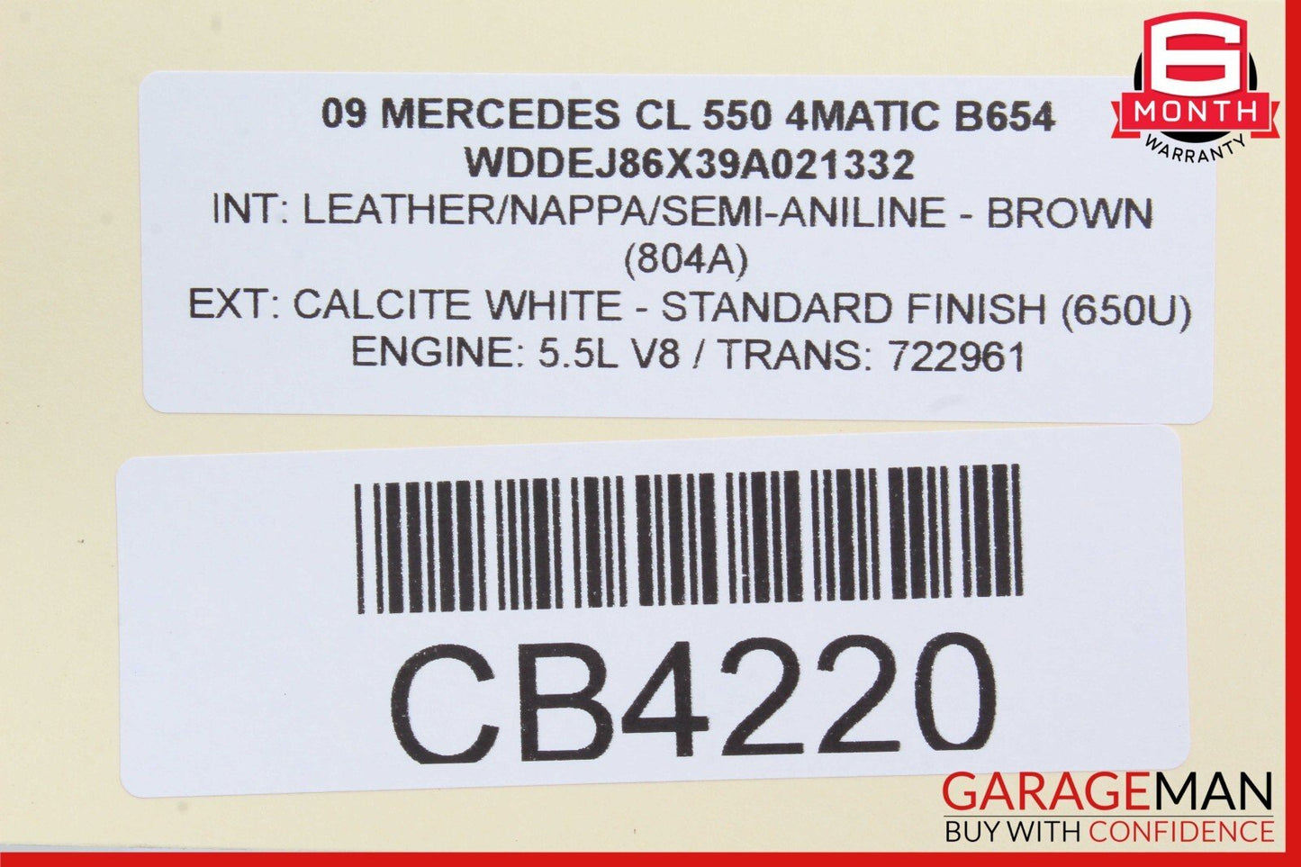07-10 Mercedes W216 CL550 CL500 S550 Bluetooth Communication Module Unit OEM