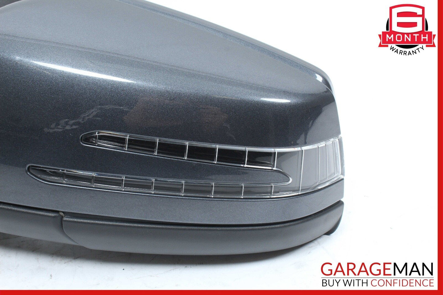 12-14 Mercedes W204 C250 Front Left Side Mirror Rear View Door Black OEM