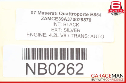 04-19 Maserati Quattroporte M139 EVAP Fuel Evaporator Box Charcoal Canister OEM