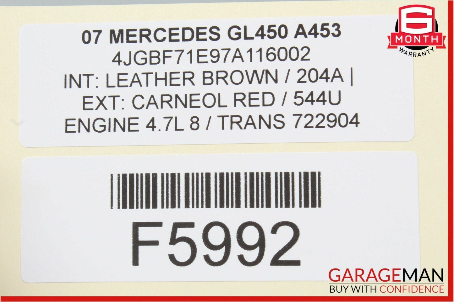 07-09 Mercedes X164 GL450 R350 SL550 Voice Phone Telephone Communication Module