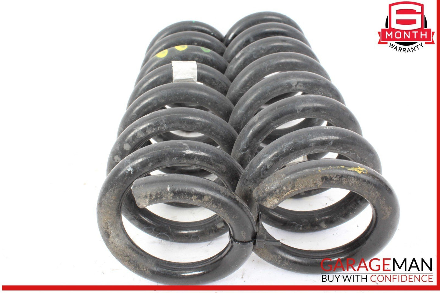 14-17 Maserati Ghibli Rear Right & Left Side Suspension Coil Spring Absorber Set