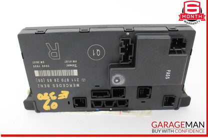 03-09 Mercedes W211 E350 E550 Front Right Passenger Side Door Control Module OEM