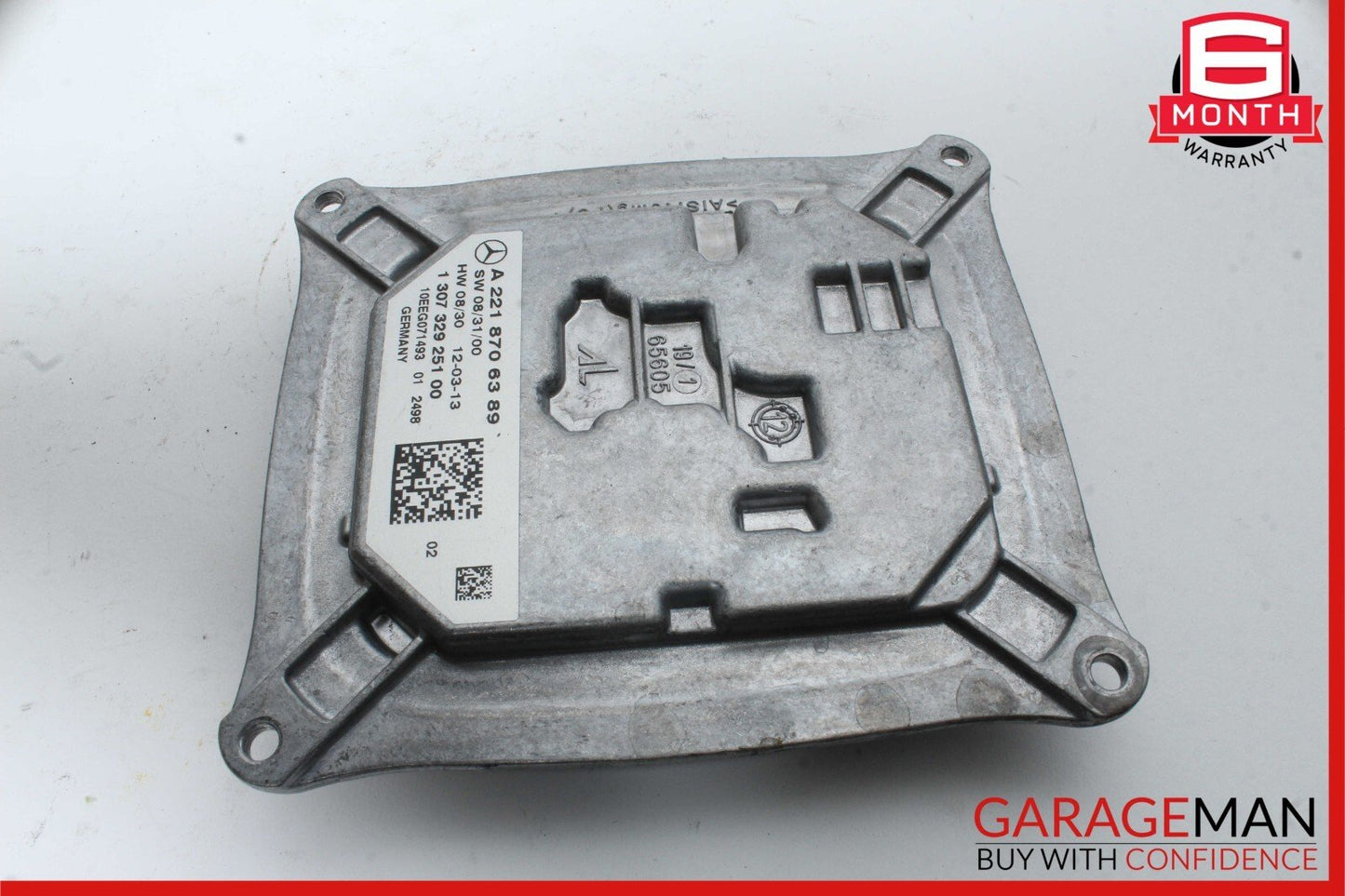 10-14 Mercedes W221 S550 Front Headlight Voltage Regulator Ballast Module Unit