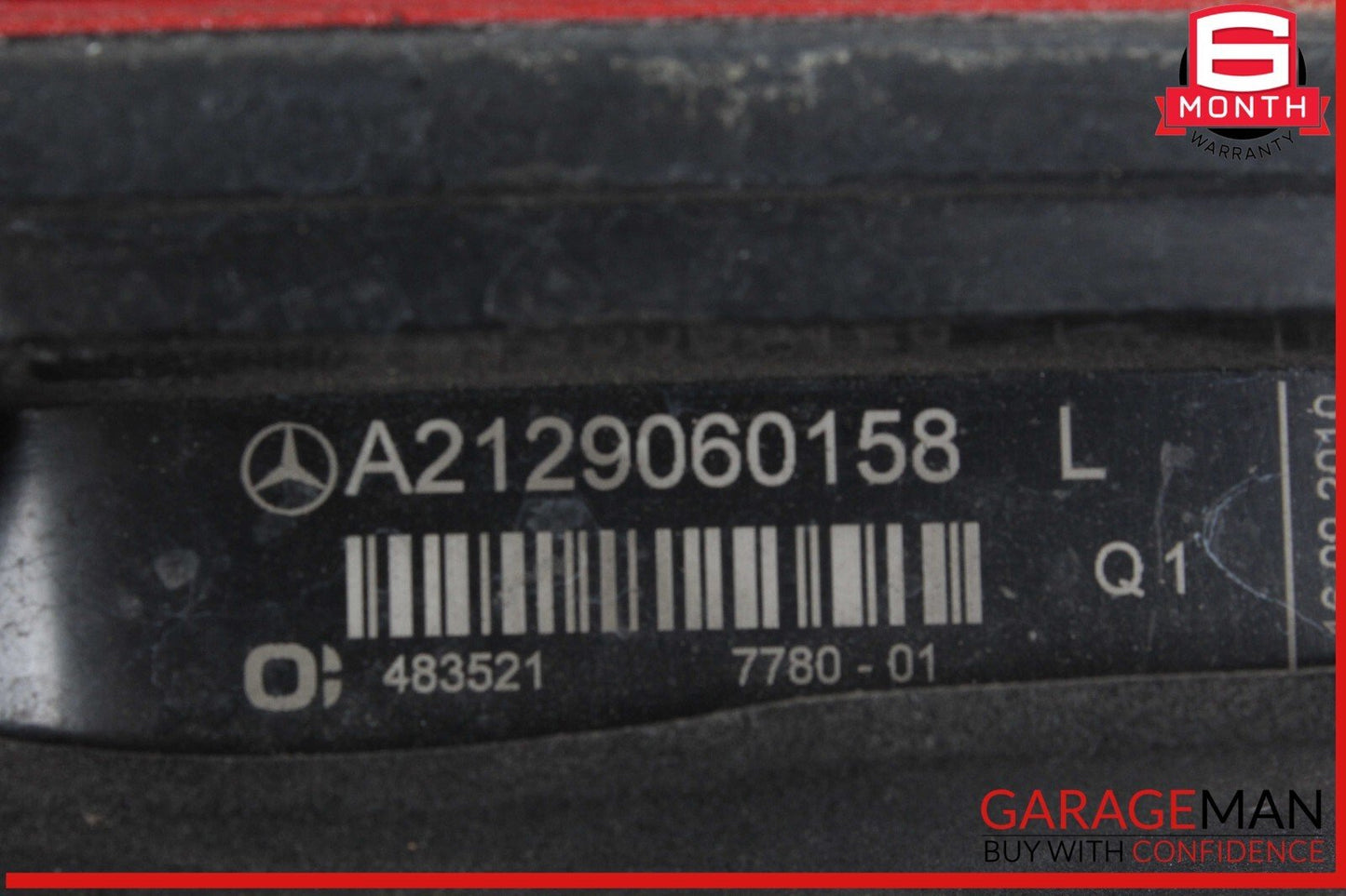 10-13 Mercedes W212 E350 E400 Rear Left Side Inner Tail Light Taillight Lamp