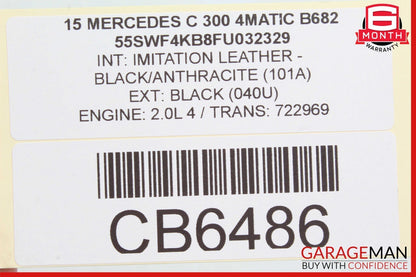 15-18 Mercedes W205 C350e Rear Right Side Door Control Module Unit 2059002813