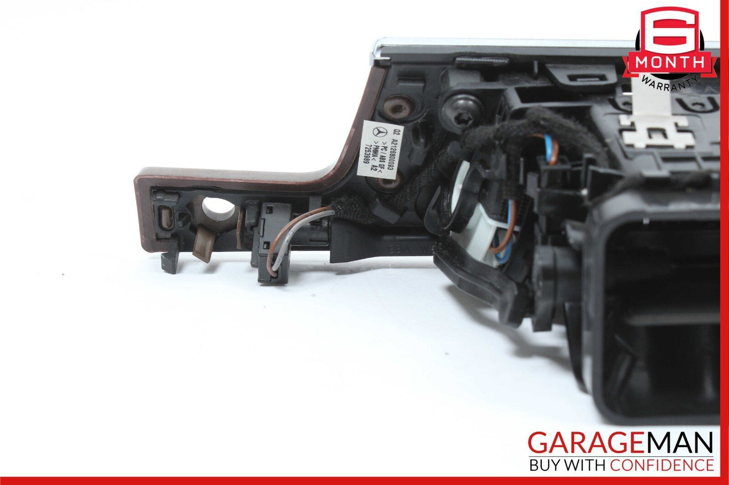 10-13 Mercedes W212 E350 Front Left Dashboard Dash AC A/C Air Vent Trim Wood