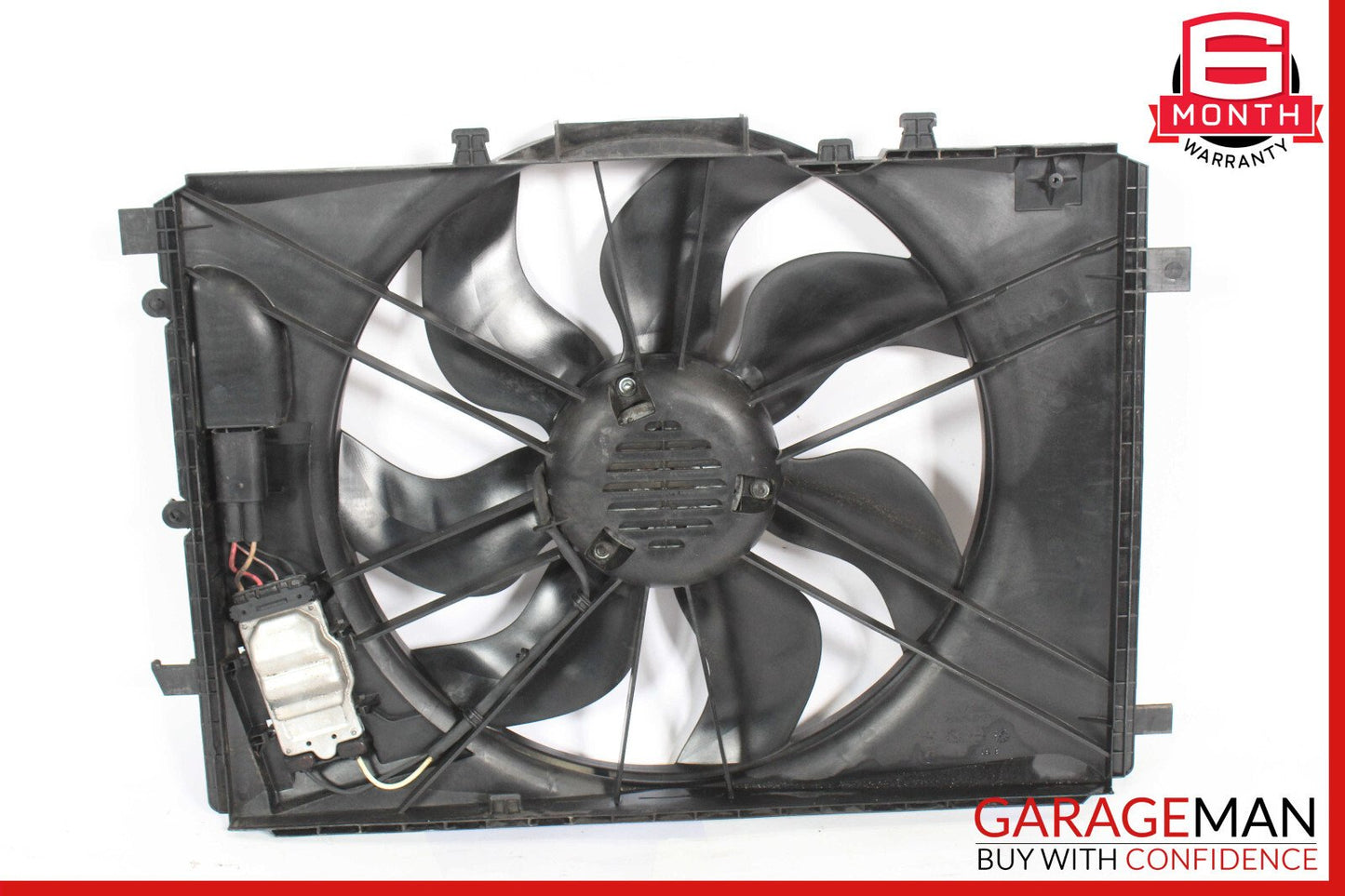 08-18 Mercedes W212 E350 C350 Engine Radiator Cooling Fan Motor Assembly OEM