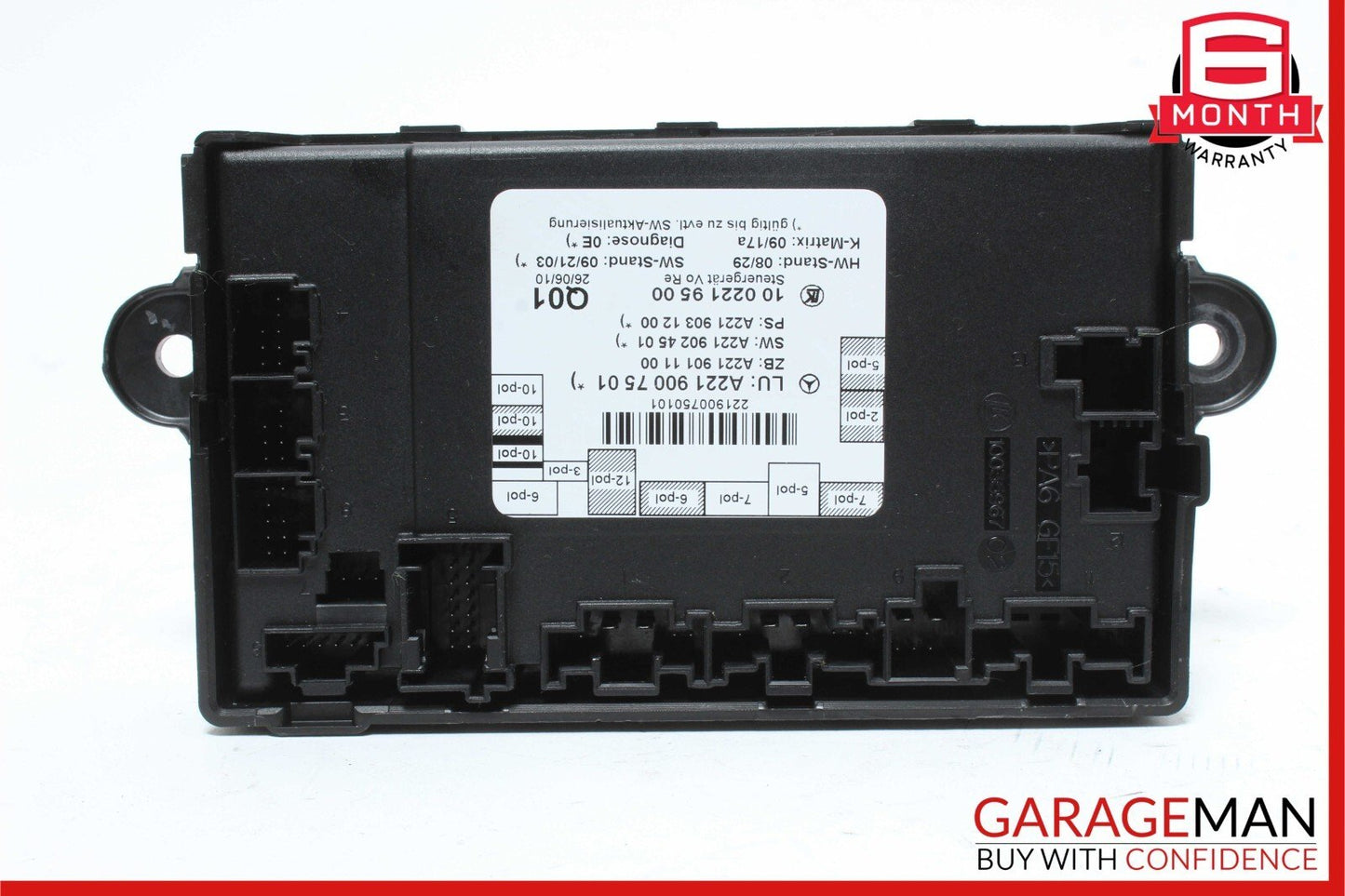 07-13 Mercedes W221 S550 S63 AMG Front Right Door Control Module 2219007501 OEM