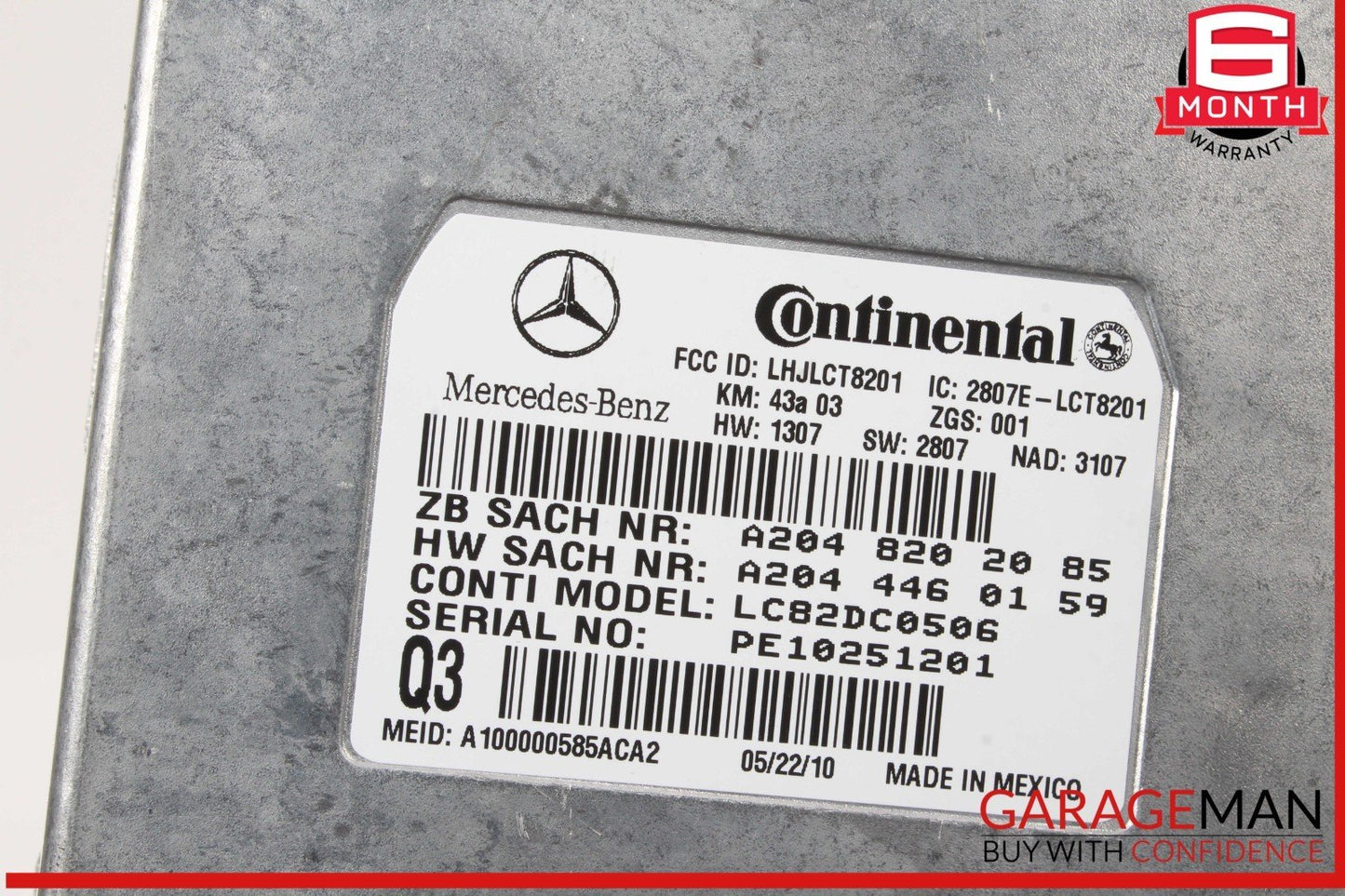 00-14 Mercedes W212 E350 S55 AMG Voice Communication Control Module Unit OEM