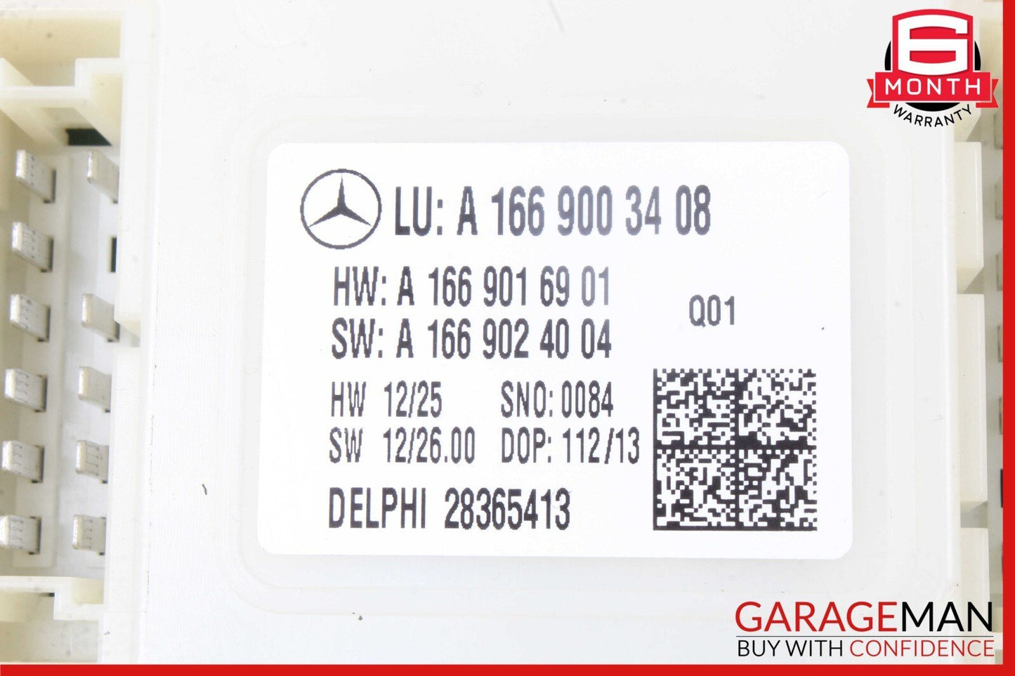 13-19 Mercedes X166 GL450 GLS550 Rear SAM Module Control Unit Signal Acquisition