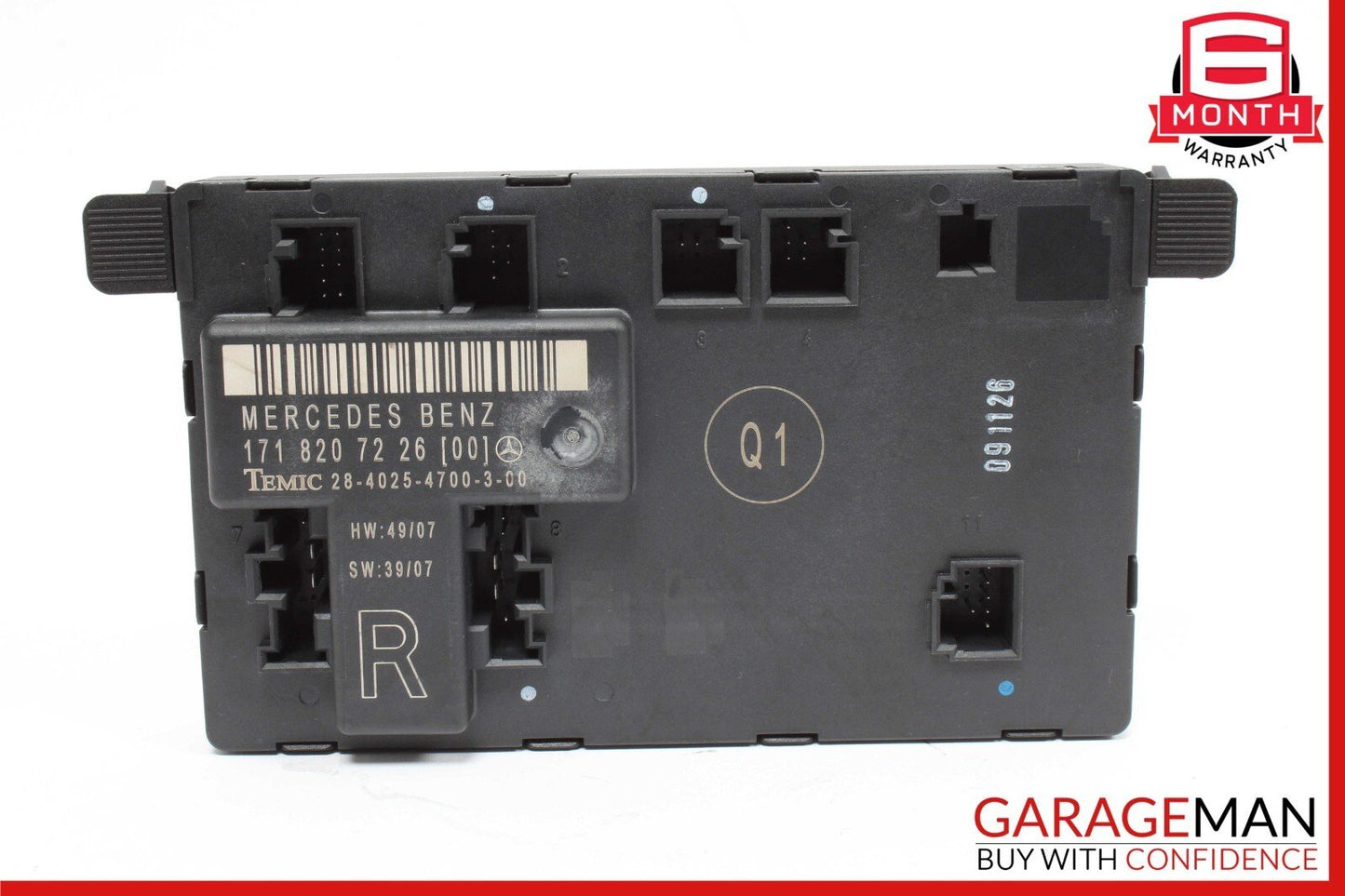 09-11 Mercede R171 SLK300 SLK55 AMG Front Right Side Door Control Module Unit