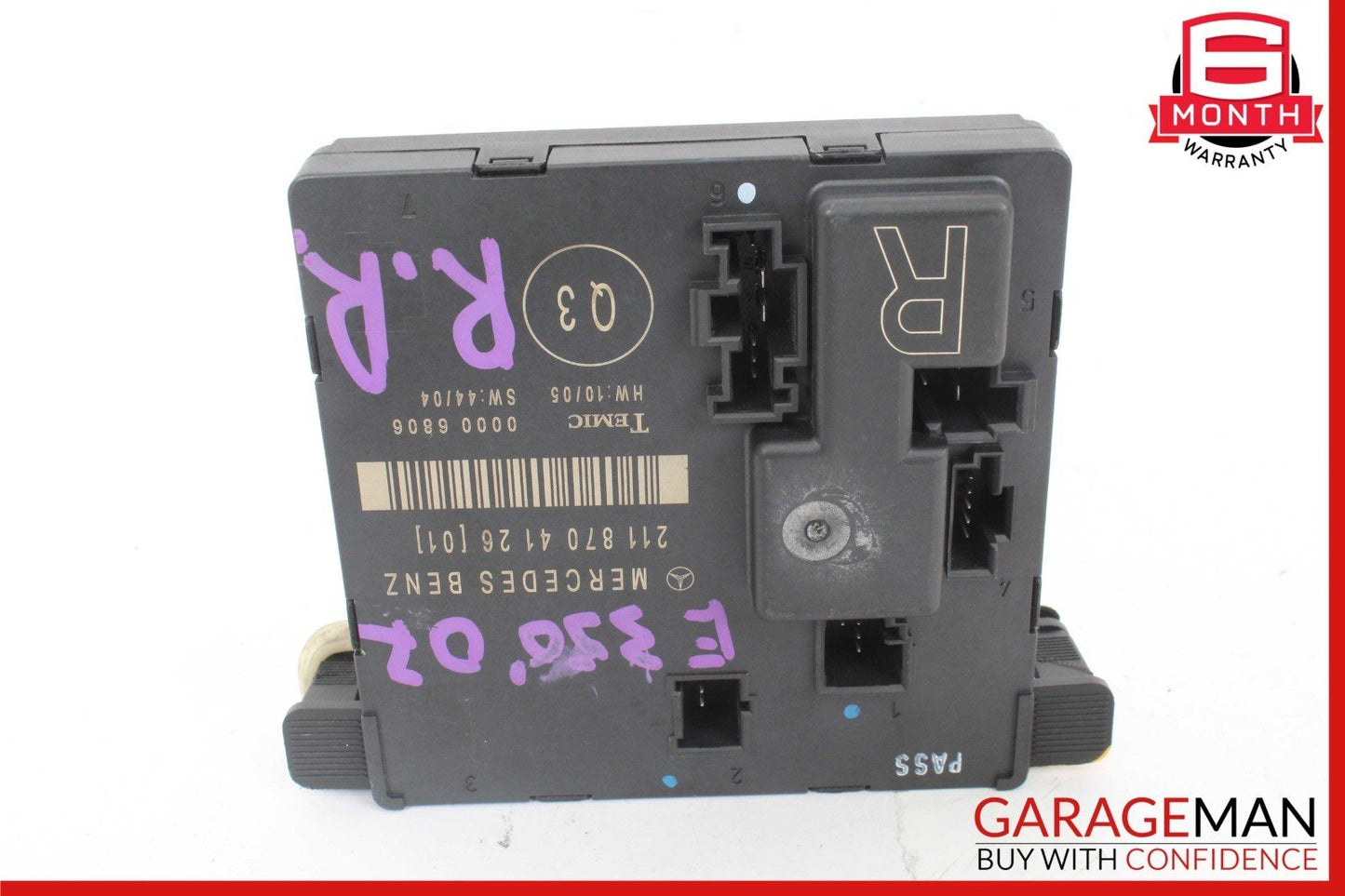 03-09 Mercedes W211 E350 E550 Rear Right Side Door Control Module Unit OEM