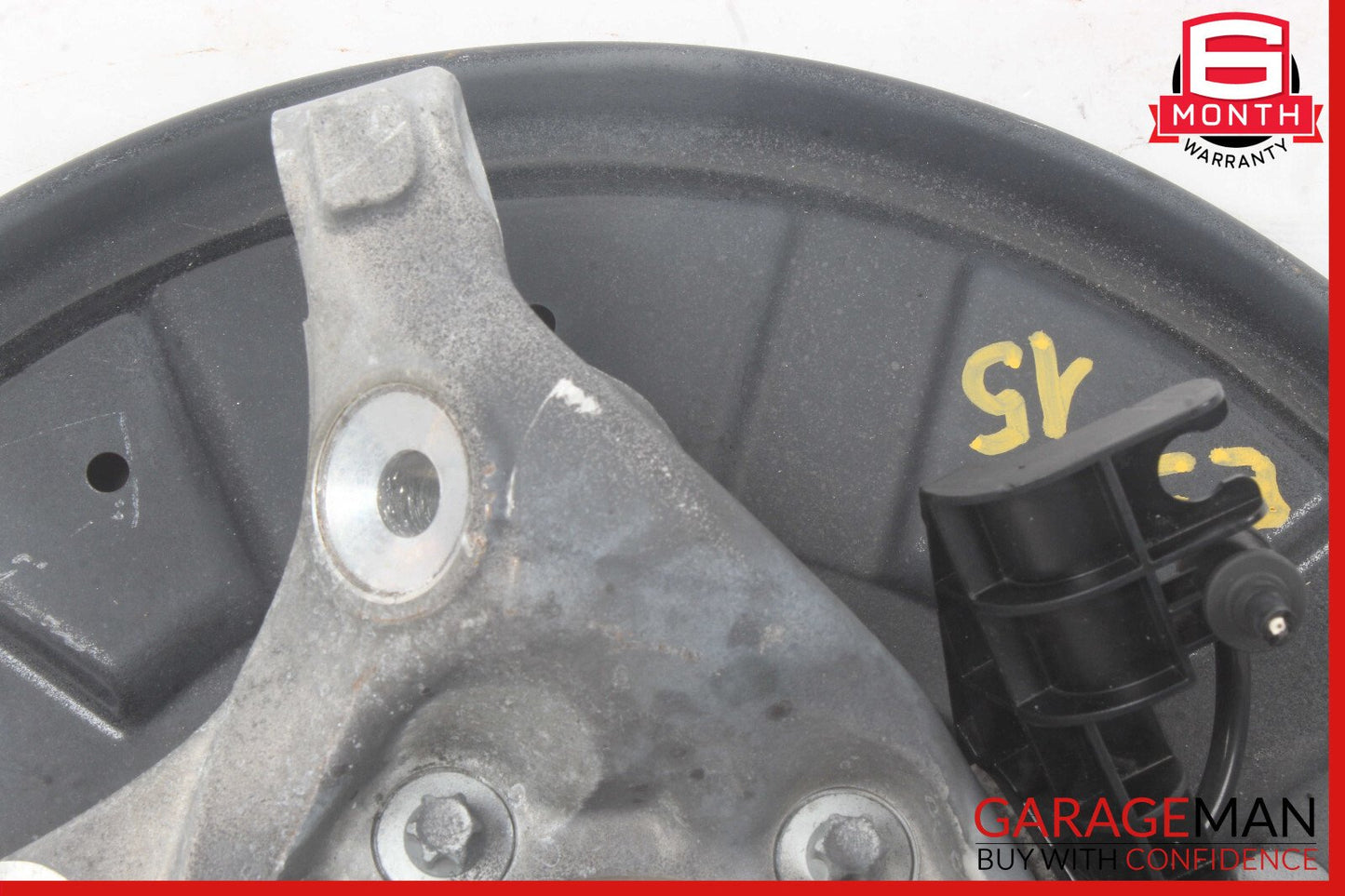 10-16 Mercedes W212 E350 Rear Right Side Spindle Knuckle Hub Brake Rotor