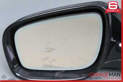 07-09 Mercedes W211 E550 E350 Front Left Side Mirror Door Rear View Black OEM