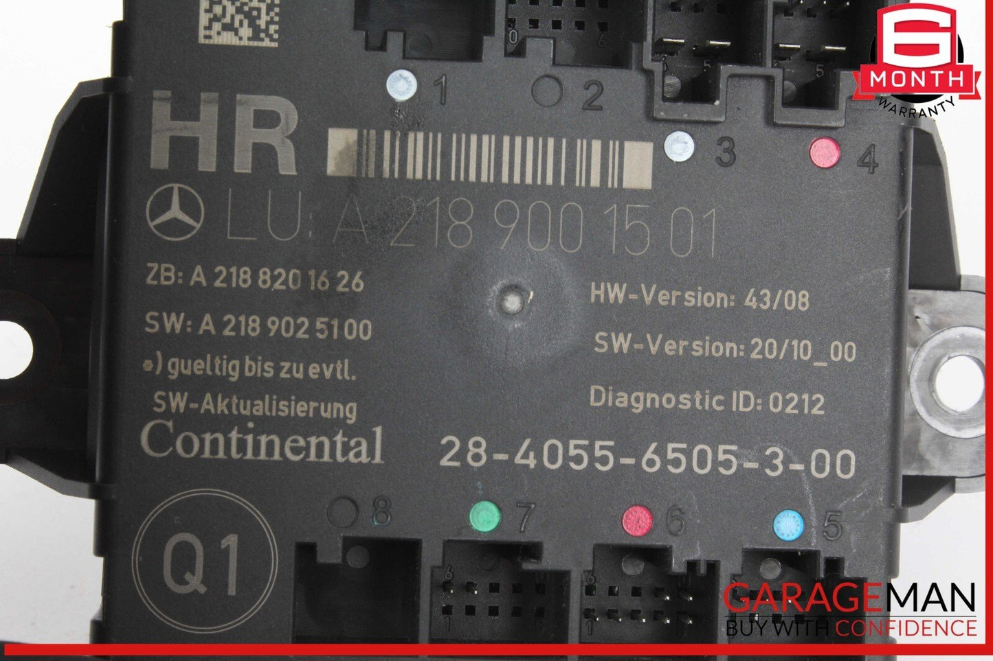 08-18 Mercedes W218 CLS550 C300 E550 Rear Right Side Door Control Module Unit