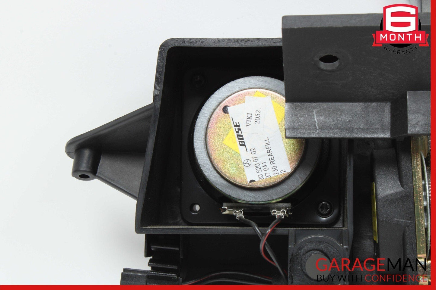 03-08 Mercedes R230 SL500 Rear Right Seat Belt Retractor Luggage w/ Speaker OEM