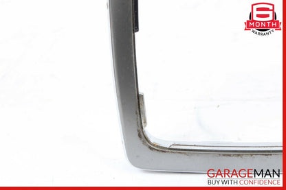 08-14 Mercedes C300 GLK350 E350 Center Console Shift Shifter Bezel Trim Silver