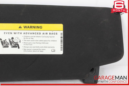 08-14 Mercedes W204 C250 C300 C350 Front Right Side Sunvisor Sun Visor Black OEM