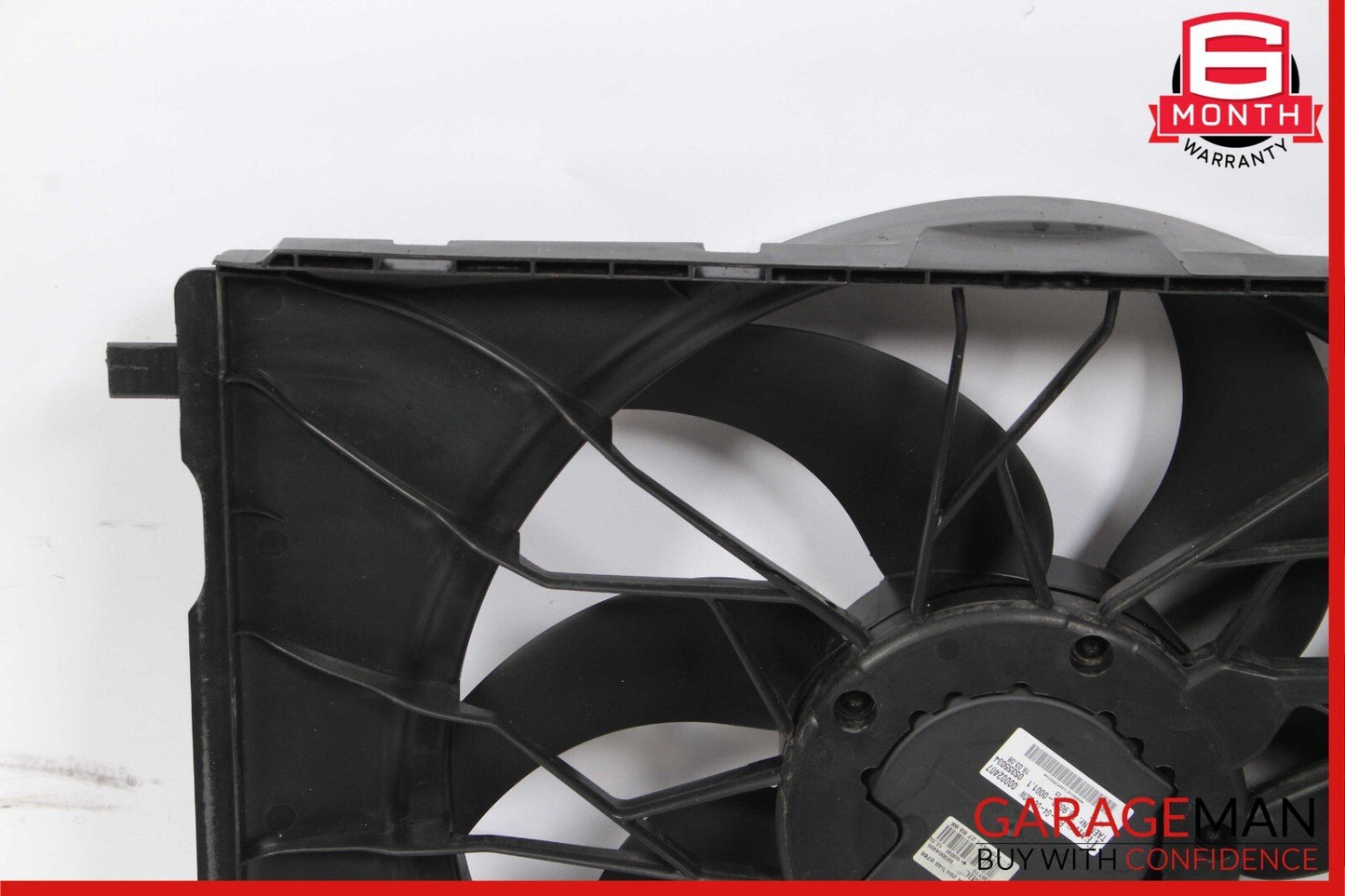 08-18 Mercedes E350 C300 Engine Radiator Cooling Fan Motor Shroud Assembly