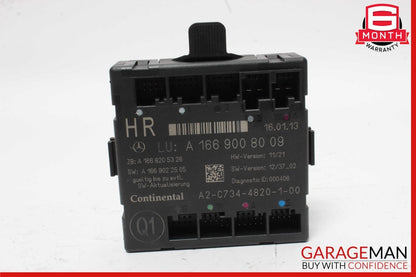 12-19 Mercedes X166 GL450 GLE350 Rear Right Side Door Control Module OEM