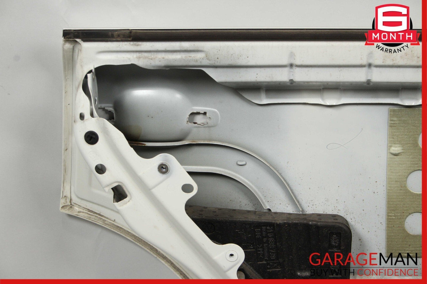03-06 Porsche Cayenne 955 Rear Left Driver Side Exterior Door Shell Panel White