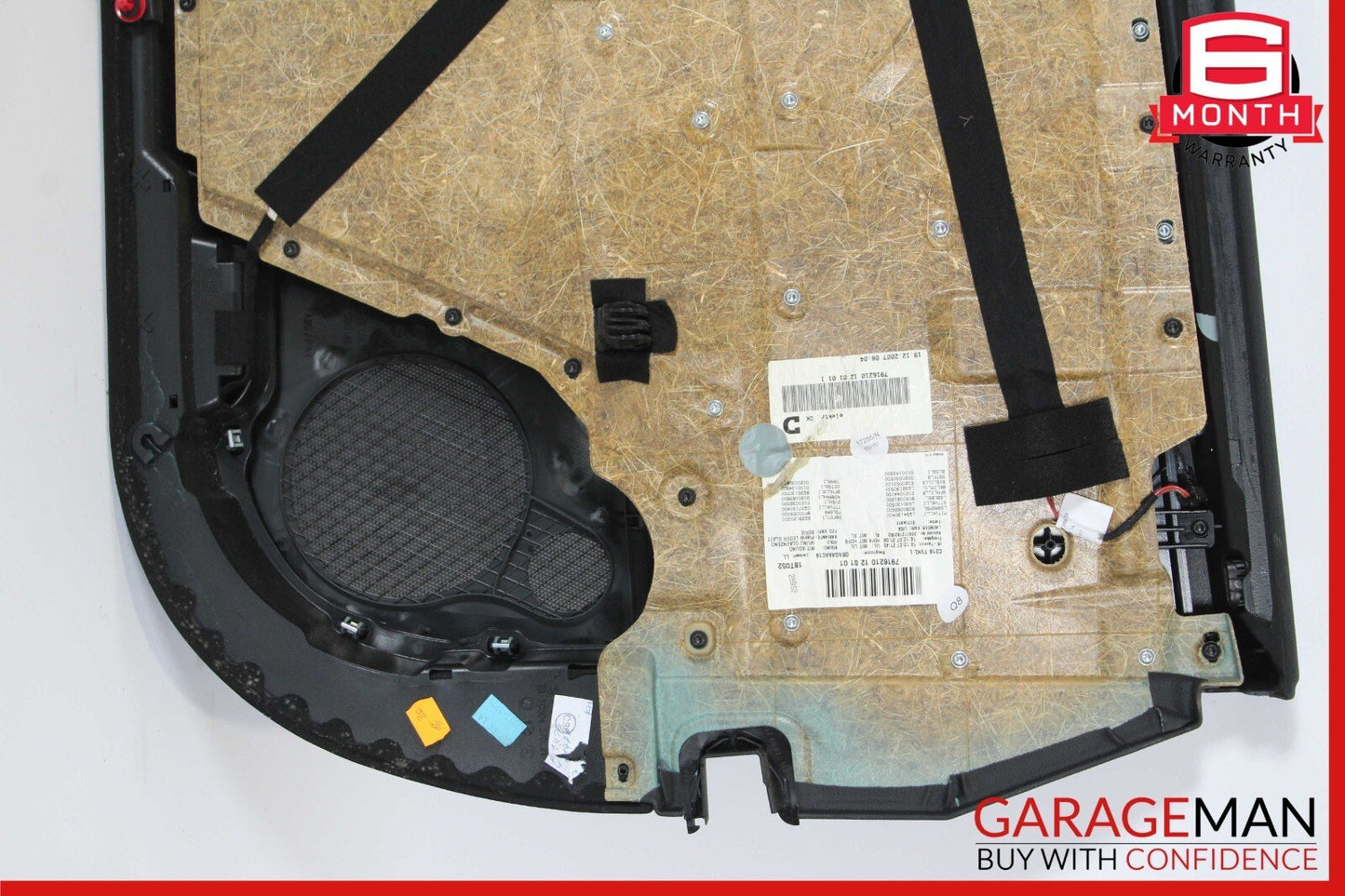 07-10 Mercedes W216 CL550 Front Left Side Interior Door Trim Panel Anthracite