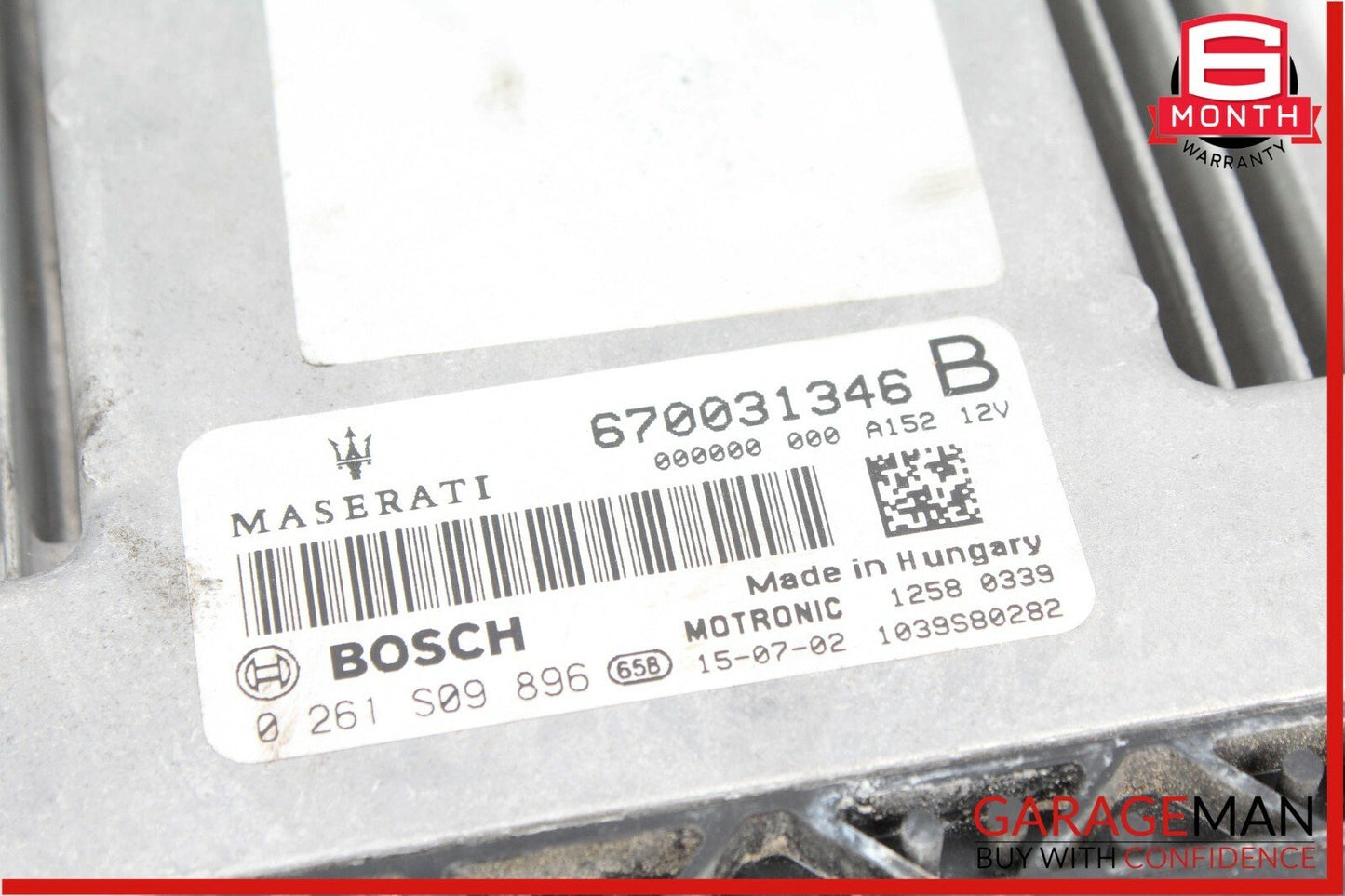 14-18 Maserati Quattroporte 3.0L ECU ECM Engine Computer Control Module Unit OEM