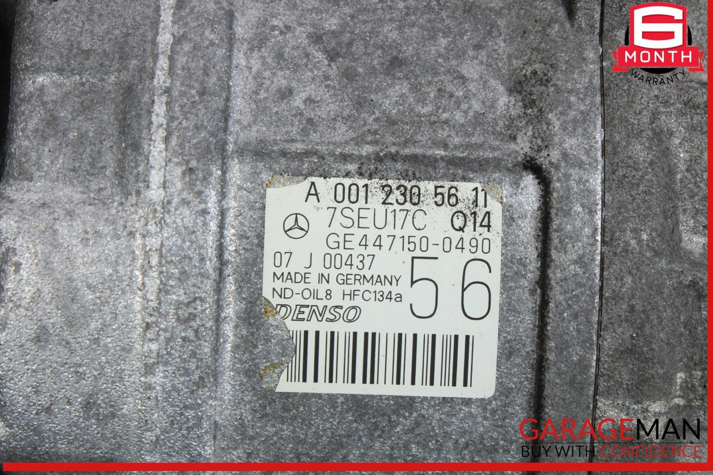 06-09 Mercedes W209 CLK350 C230 C280 A/C Air Conditioning Compressor 0012305611