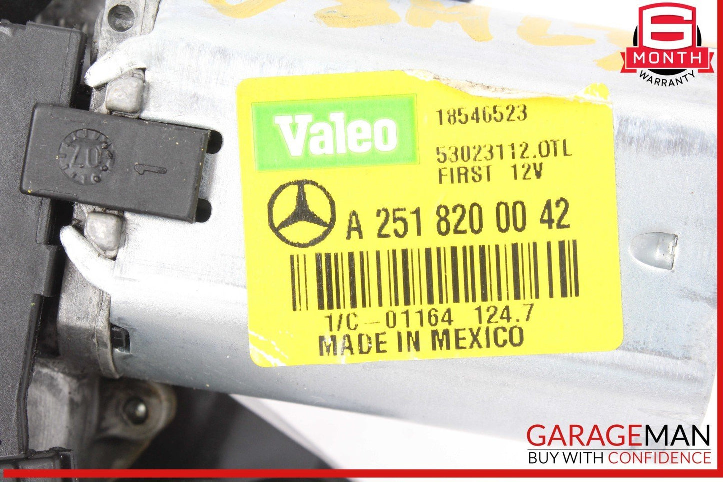 06-19 Mercedes W164 ML350 4MATIC Rear Glass Windshield Wiper Motor 2518200042