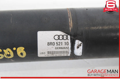 09-12 Audi Q5 3.2L V6 AWD Rear Prop Propeller Drive Shaft Driveshaft Assembly