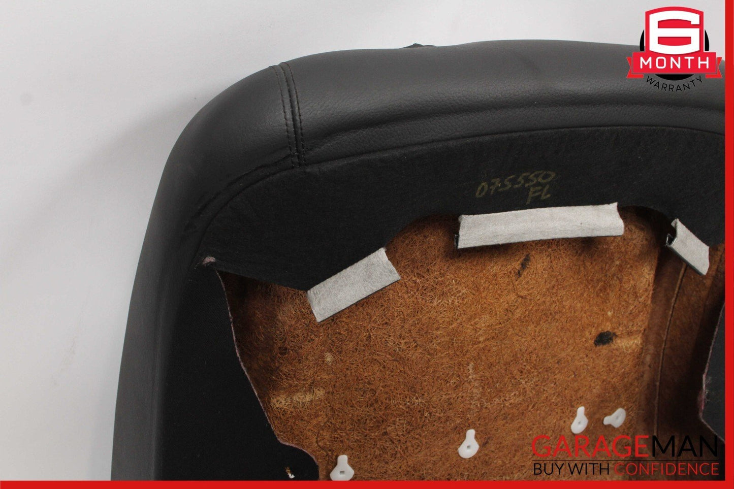 07-09 Mercedes W221 S450 S550 Front Left Side Top Upper Seat Cushion Cover Black