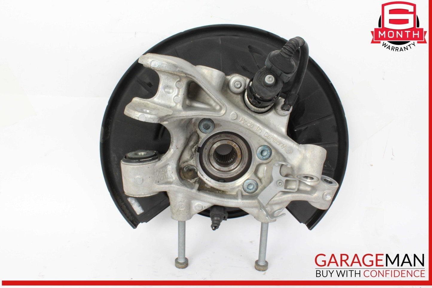 11-18 Porsche Cayenne 958 Rear Left Driver Side Wheel Spindle Knuckle Hub OEM
